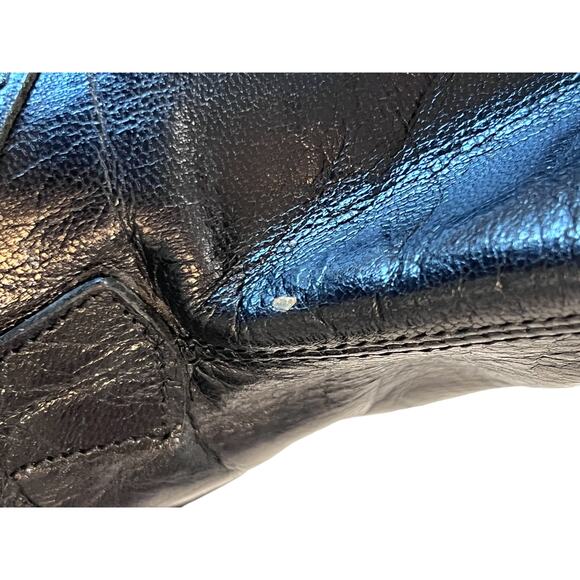 Vintage Equipe Italian Leather Square Toe Boots 3" Heel Size 36 Matrix Old Money - Picture 10 of 11